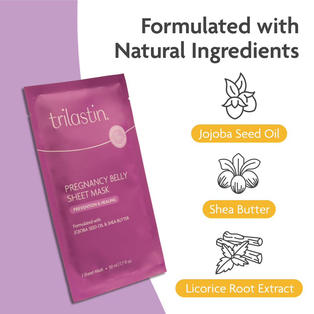 Mango extract in TriLASTIN Belly Masks provides natural nourishment