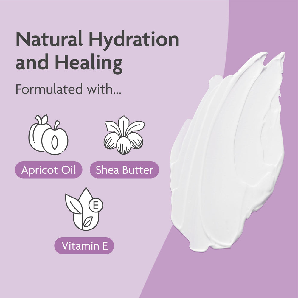 TriLASTIN product ingredients include shea butter and vitamin E for moisture.