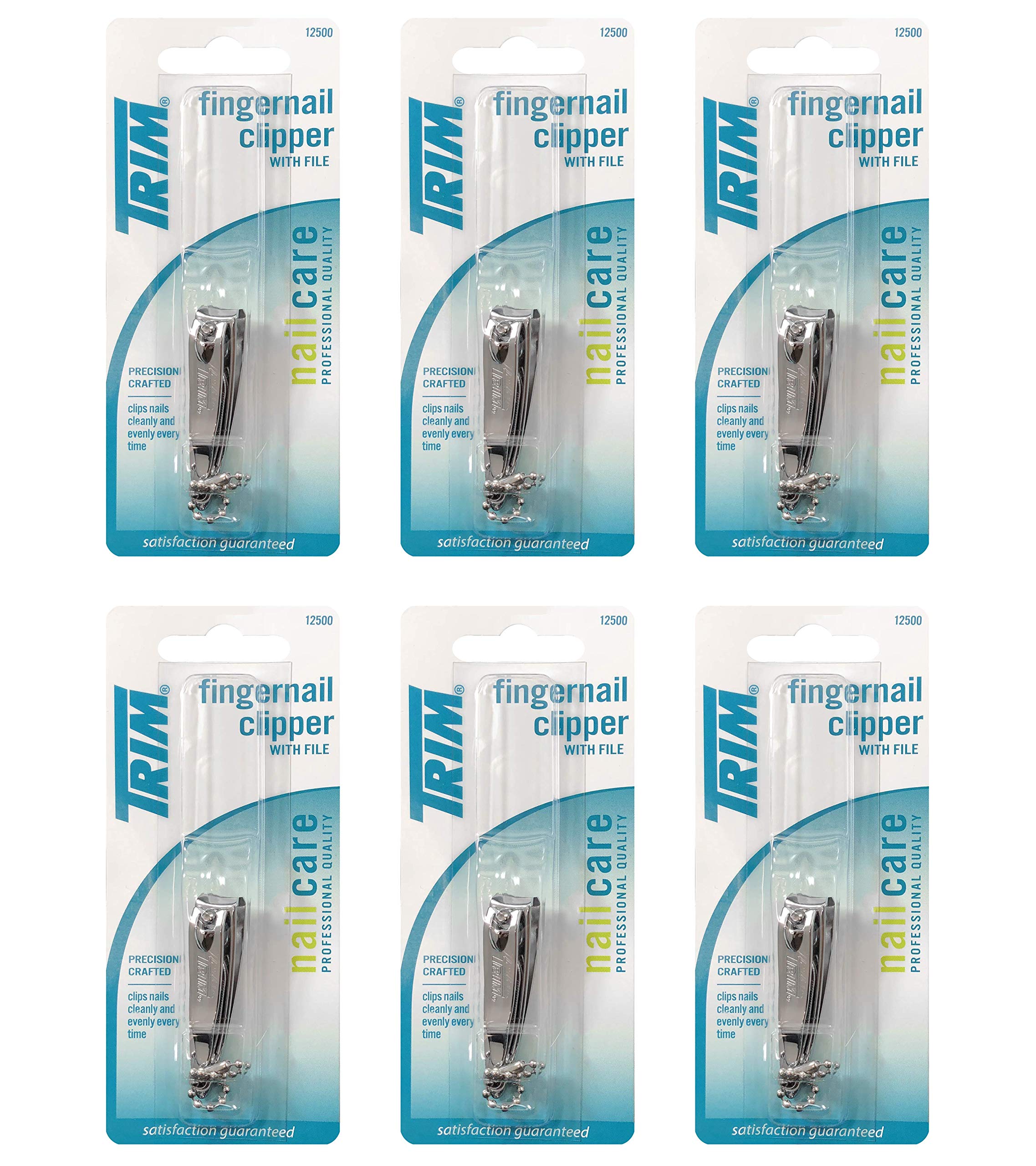 Trim Nailcare fingernail clipper with file for precise cutting and clean nails.