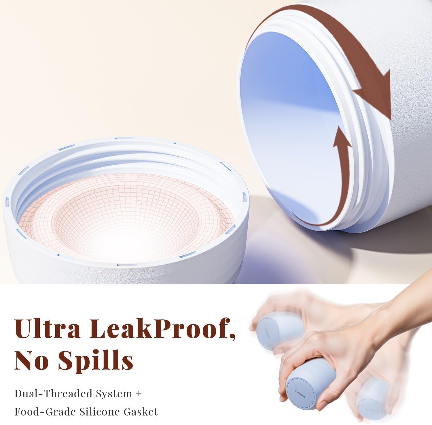 Durable PLA construction resists cracks, keeping products intact during travel.