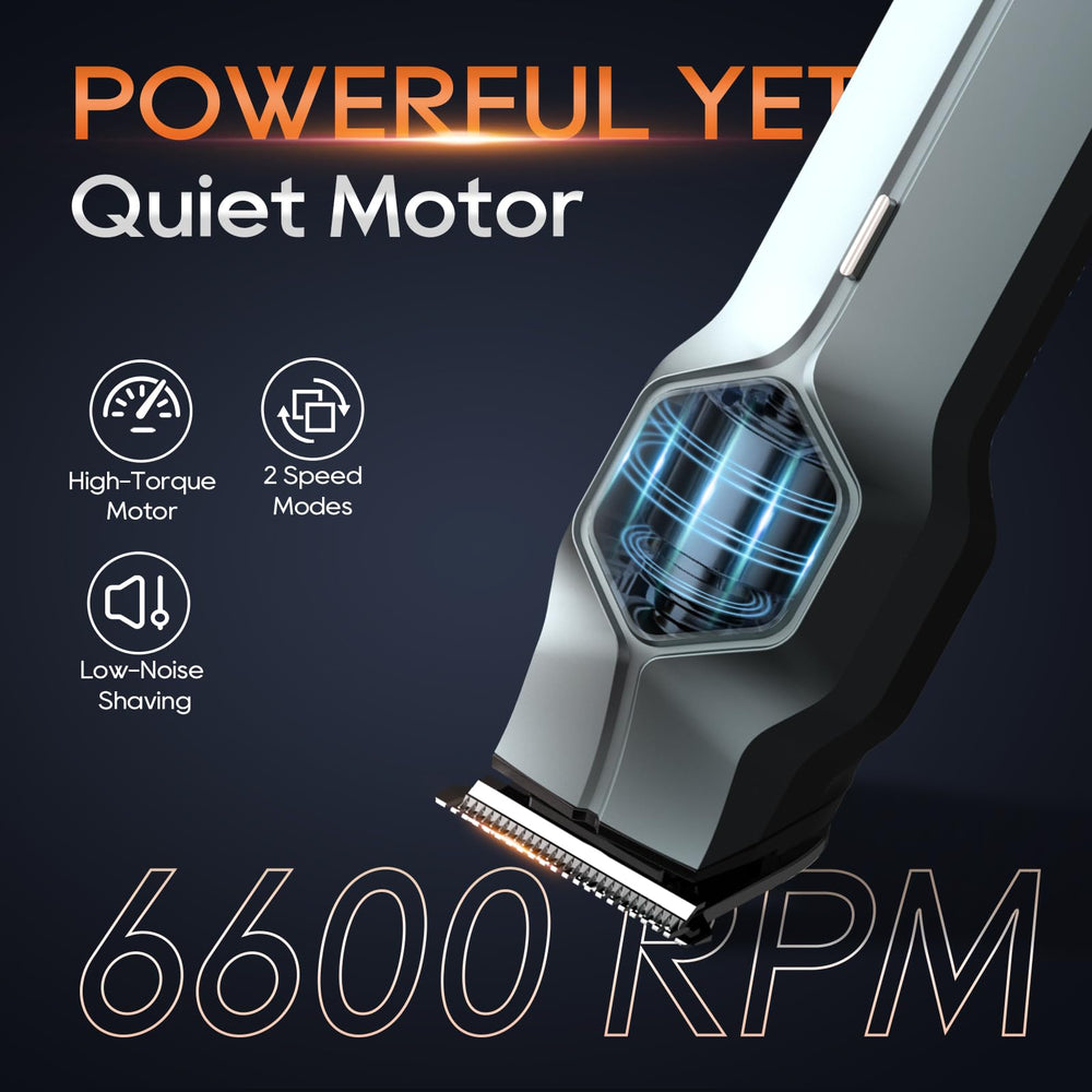 TRIMX color-coded guards show length options at a glance for precise styling.