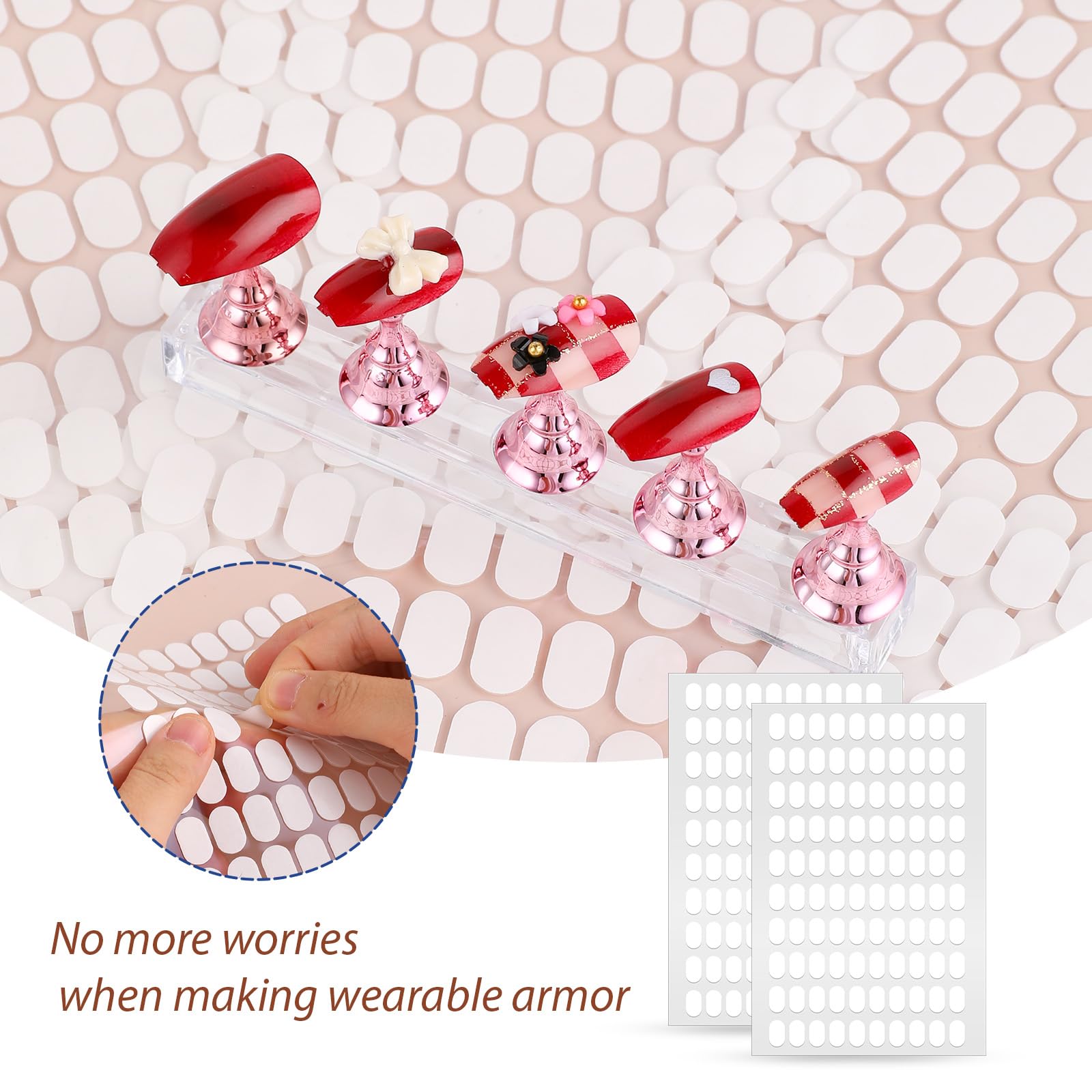 Trinkrittey usos versátiles para uñas, papel y plástico en displays.