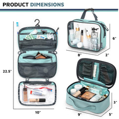 TRIPPED Makeup Bag with Brush Organizer keeps cosmetics neatly stored and spill-free.