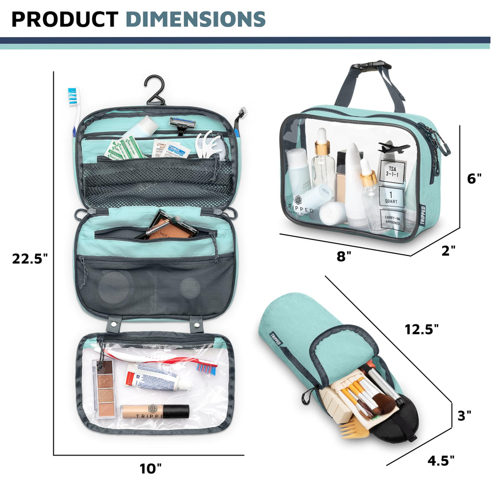 TRIPPED Ultralight accessory organizer pouch neatly stores makeup and cables