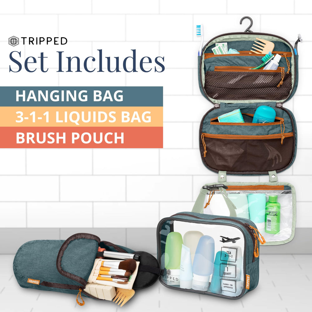 TRIPPED Travel Gear 70D nylon construction offers soft feel and durable performance.