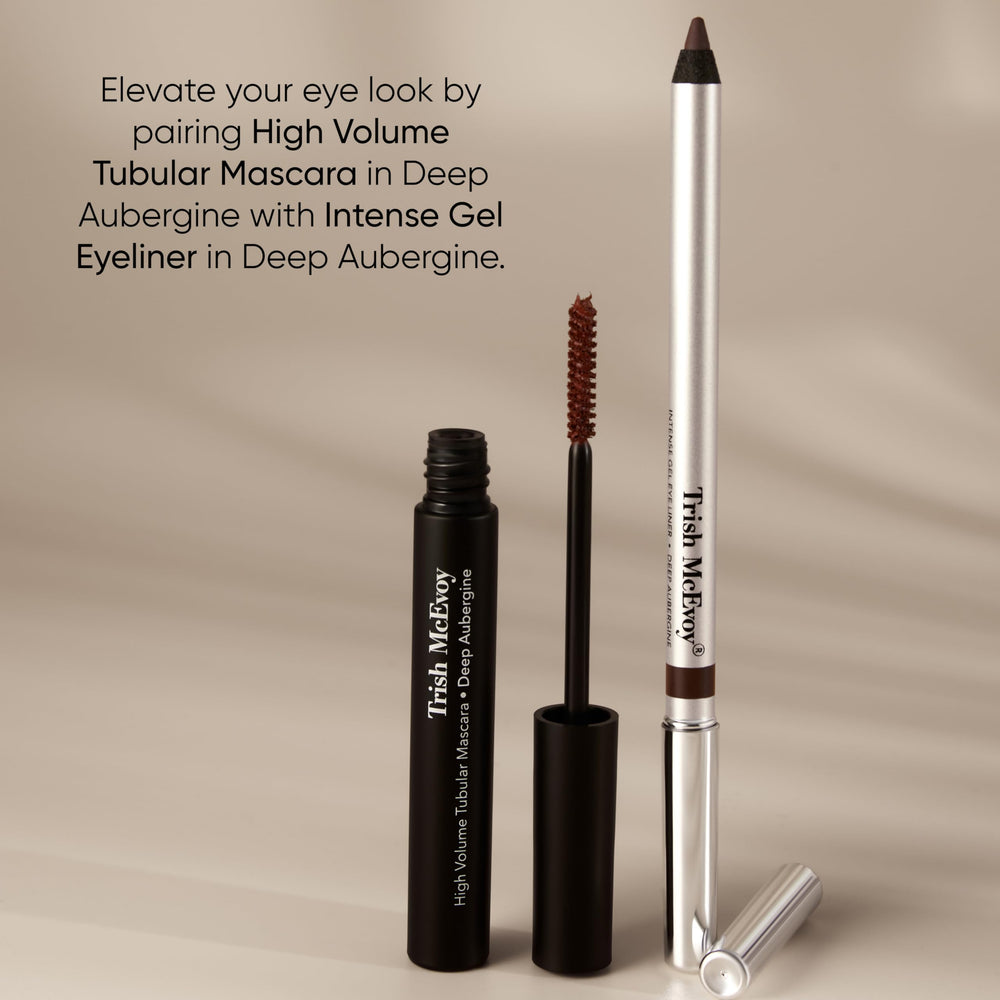 Trish McEvoy Intense Gel Eye Liner Deep Aubergine, reliable wear in heat and humidity.