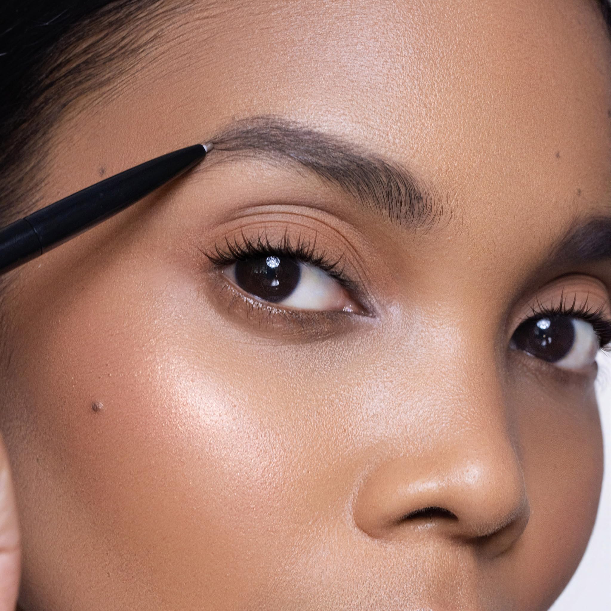 Close-up of the brow pencil lead for precise application.