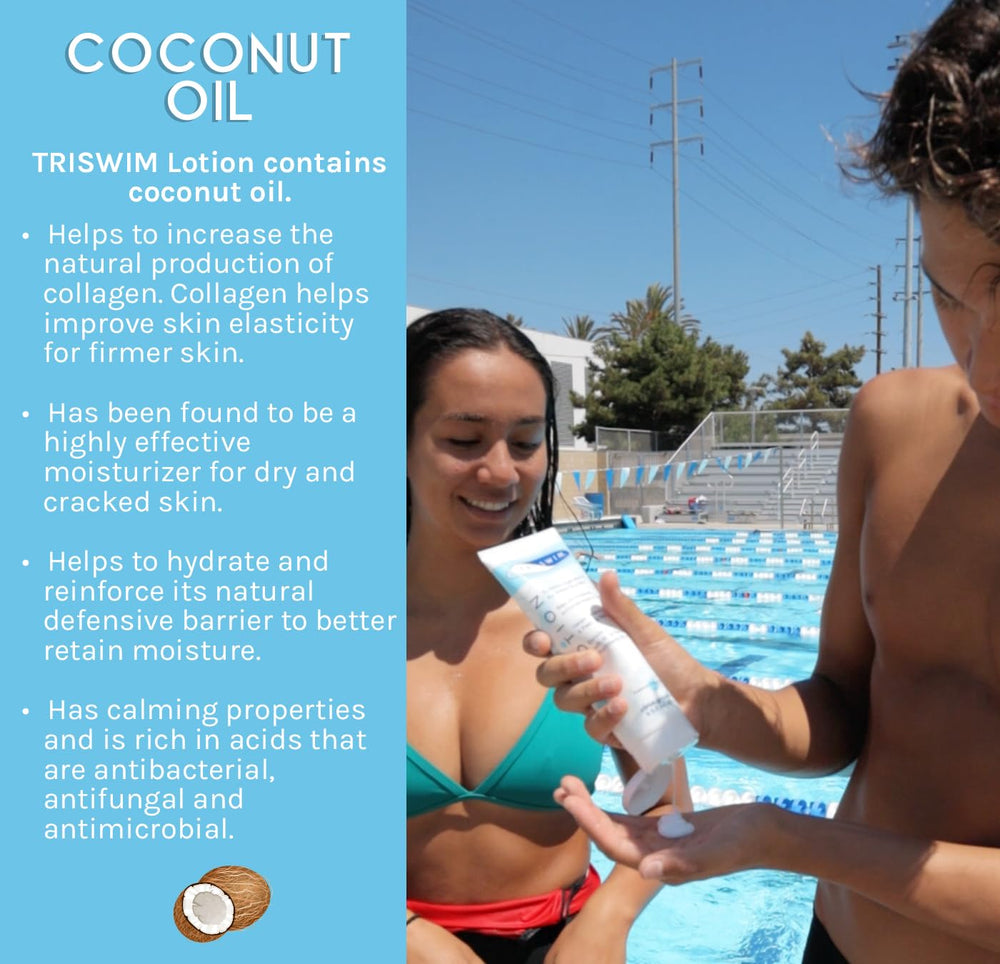 TRISWIM loción uso piscina: apta para toda la piel.