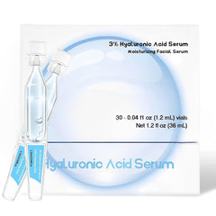 Tropame sérum hialurónico 3% en ampollas para hidratación profunda.
