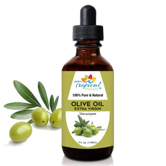 Tropical Holistic Aceite de Oliva extra virgen orgánico para hidratación de la piel.