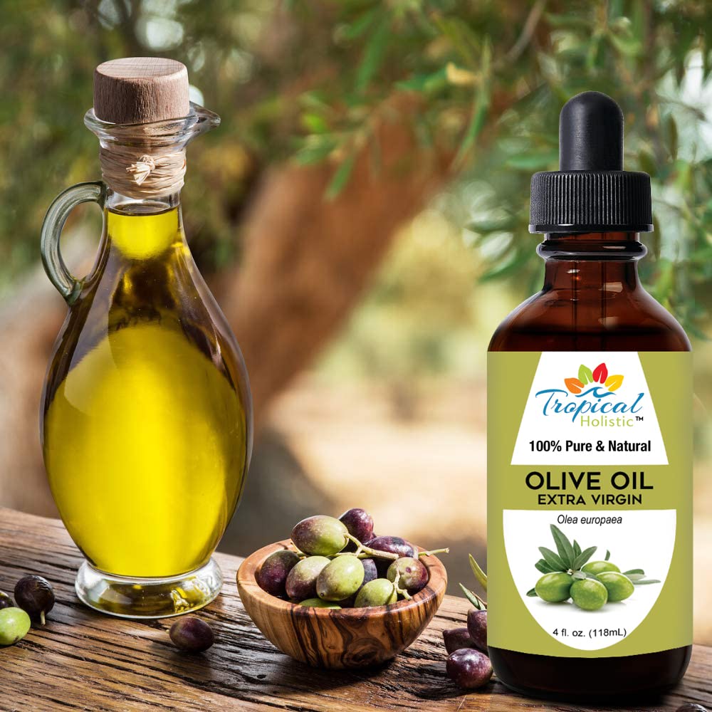 Tropical Holistic Aceite de Oliva extra virgen para piel saludable y suave.