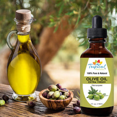 Tropical Holistic Aceite de Oliva extra virgen para piel saludable y suave.