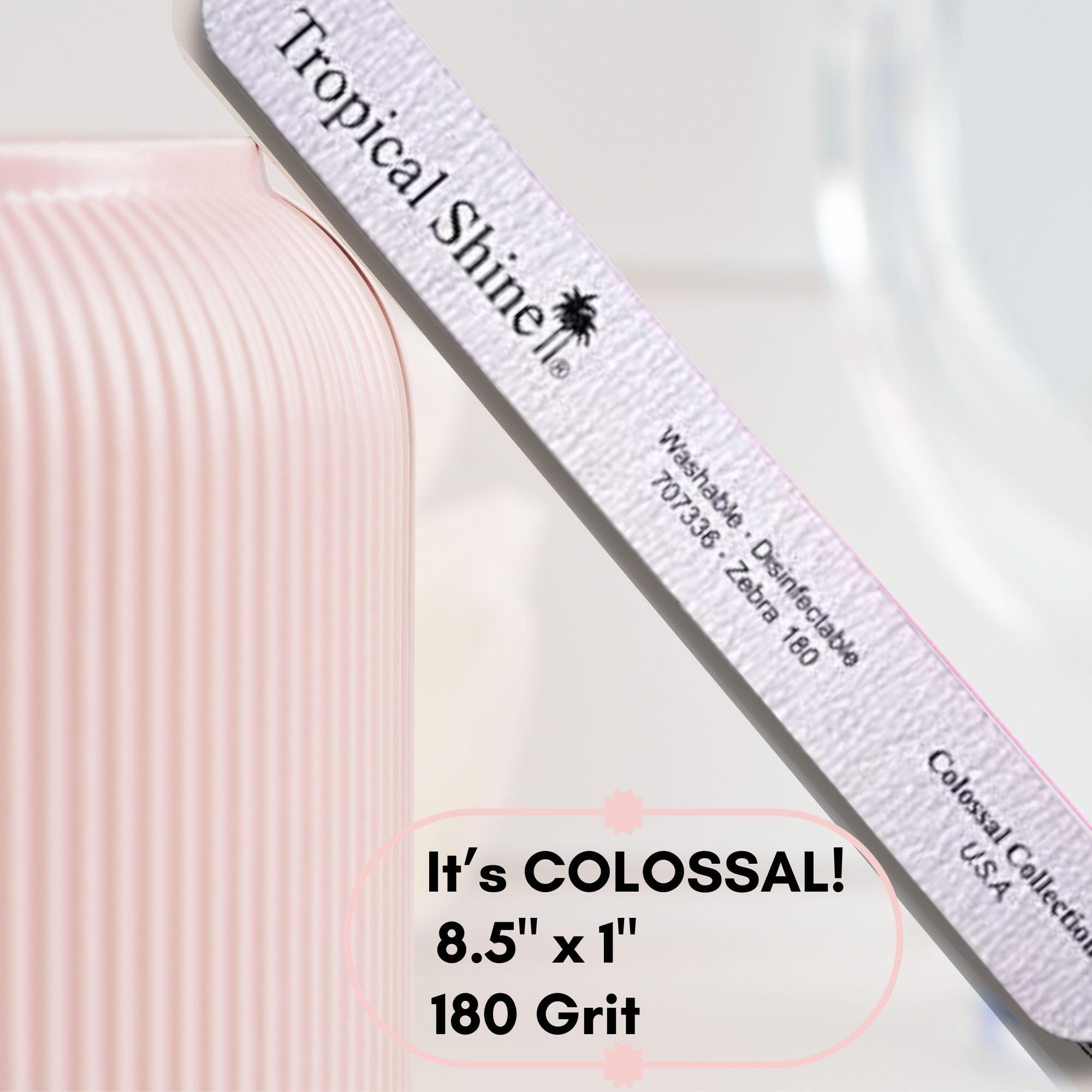 Tropical Shine Zebra file washable design ensures hygienic, easy maintenance.