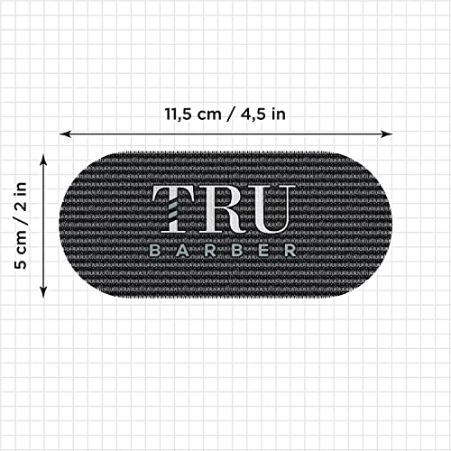 TRU BARBER Hair Grippers work on dry or damp hair for versatile styling.