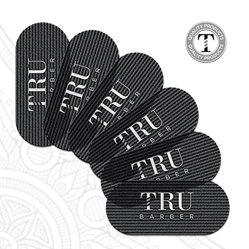 TRU BARBER Hair Grippers securely hold hair without slipping in salons.