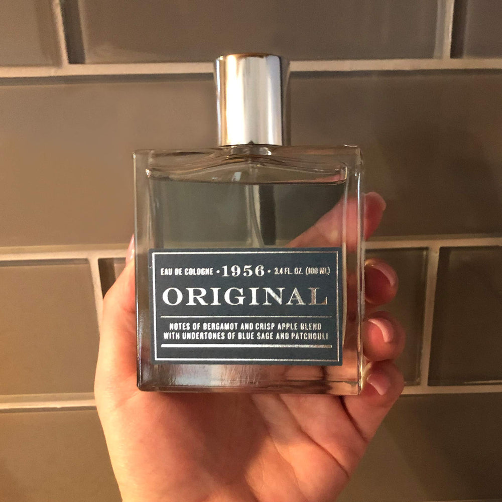 Tru Fragrance Beauty 1956 Original spray bottle in bright lighting shows launch-ready appearance.