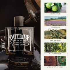 Amber, sandalwood and mahogany blend create a warm, lasting signature