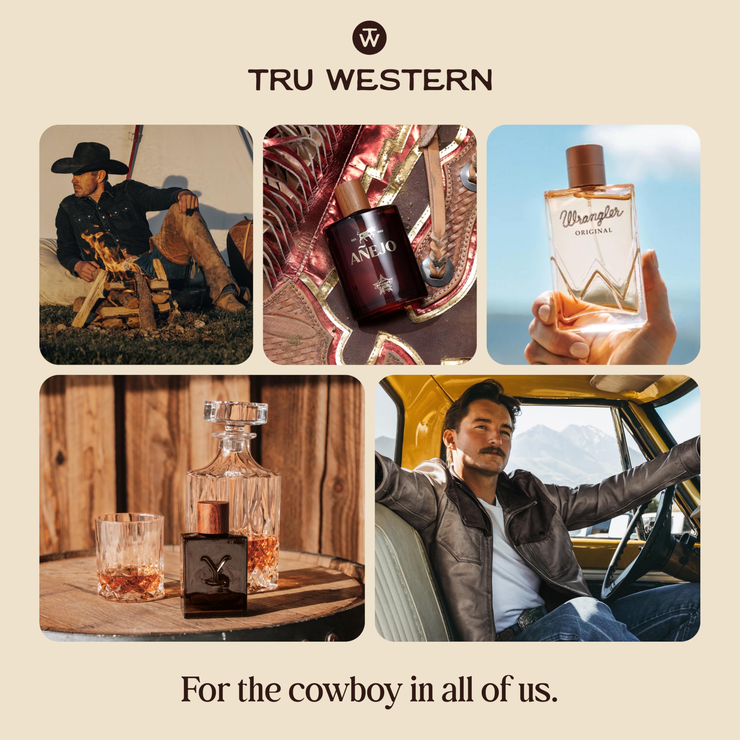 Tru Western Yellowstone Ride label detail signals premium fragrance.
