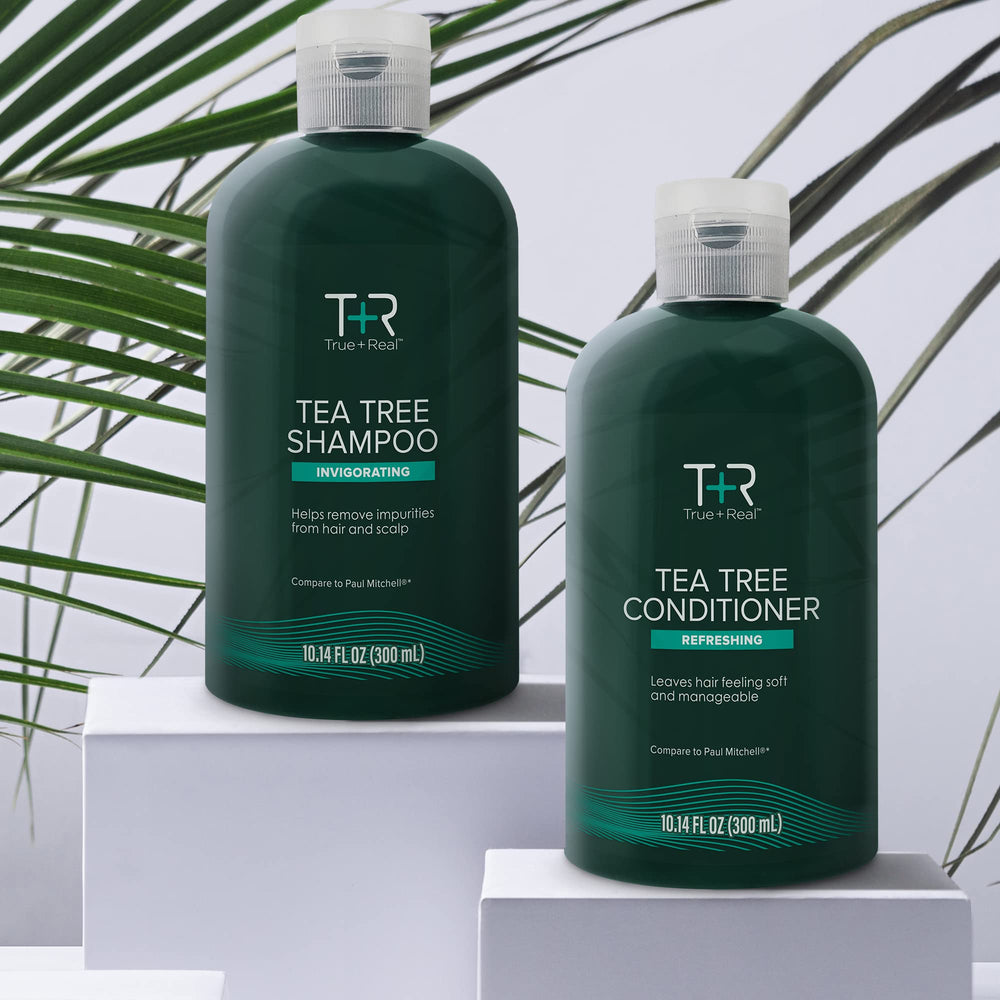 True+Real Champú Árbol de Té: adecuado para todo tipo de cabello, incluso coloridos.