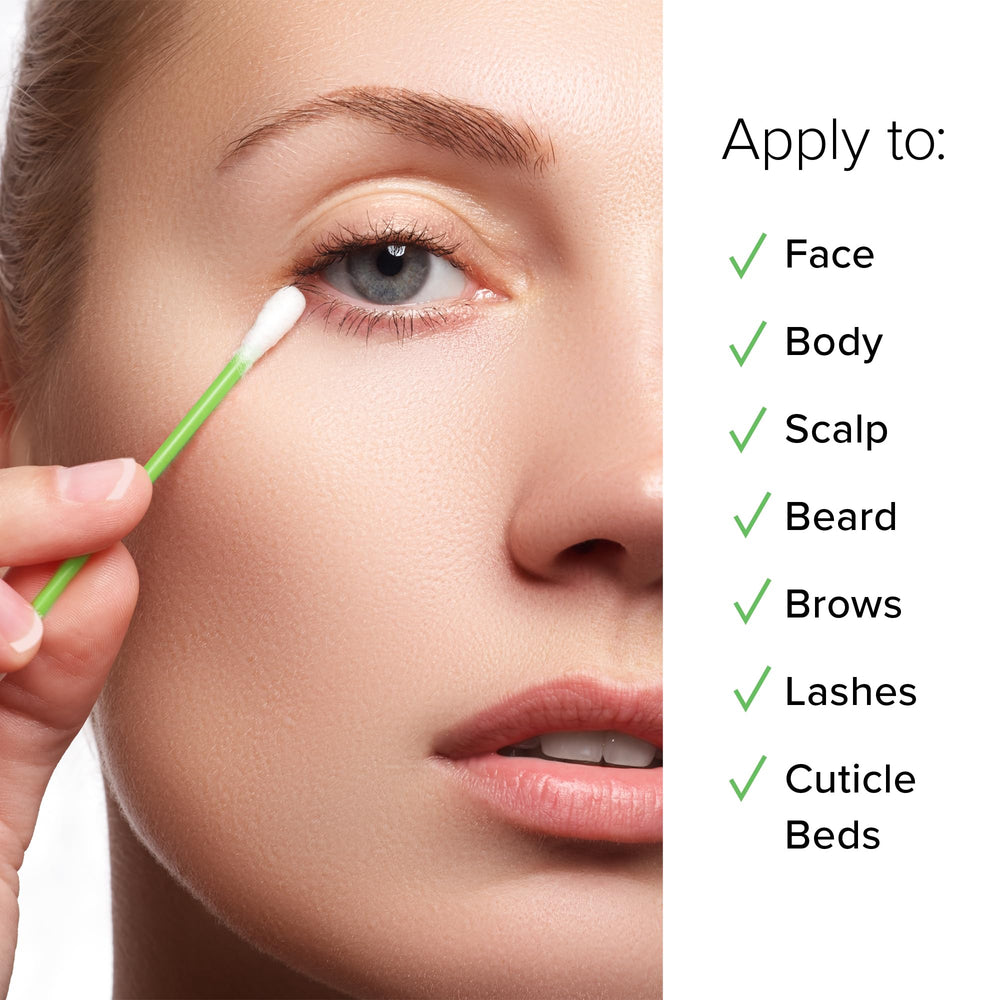 True+Real castor oil night routine shows convenient pre-shower use.