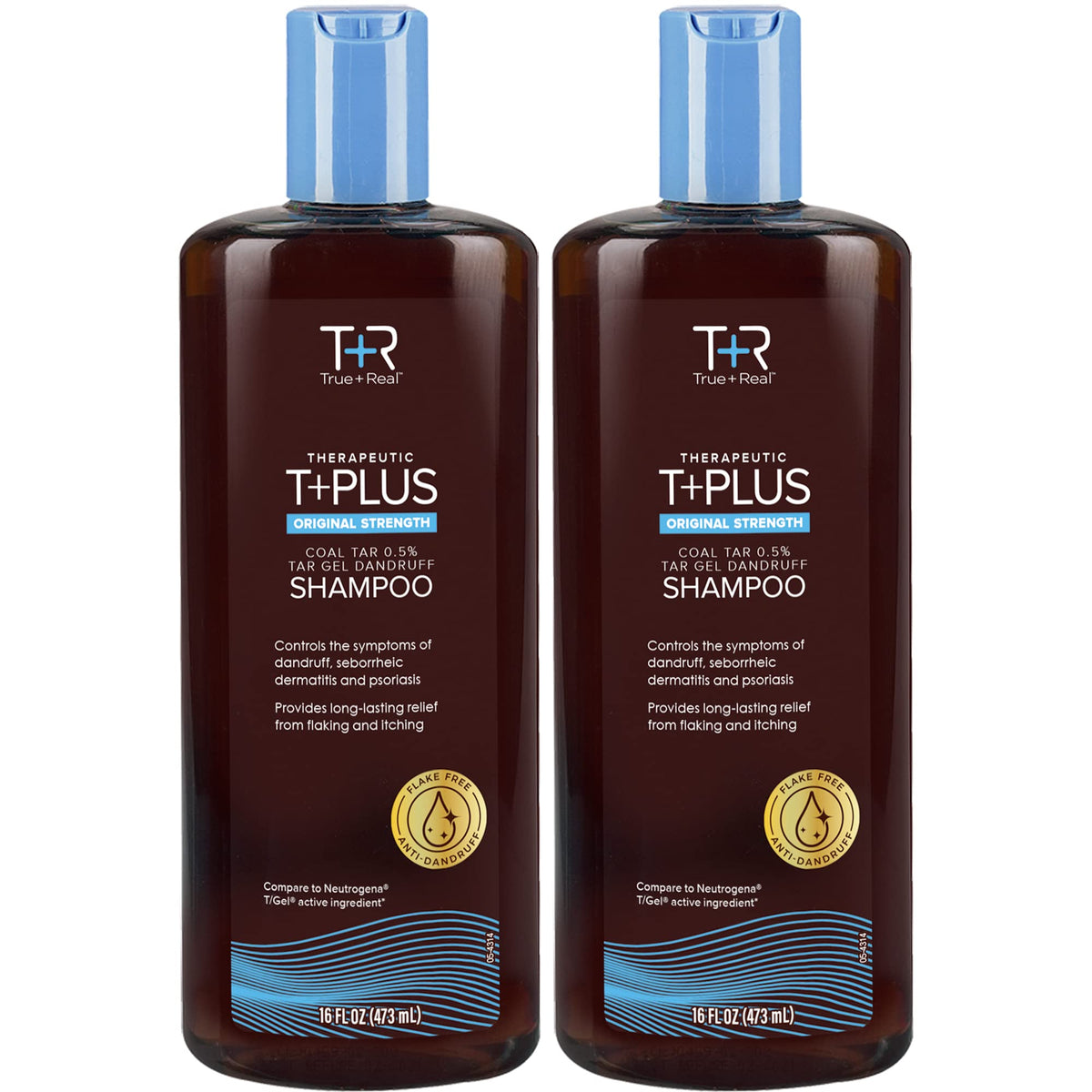 Champú True+Real con fuerza original en botella para cabello limpio y manejable