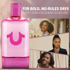 True Religion fragrance for women packaging box presents a gift-ready presentation.