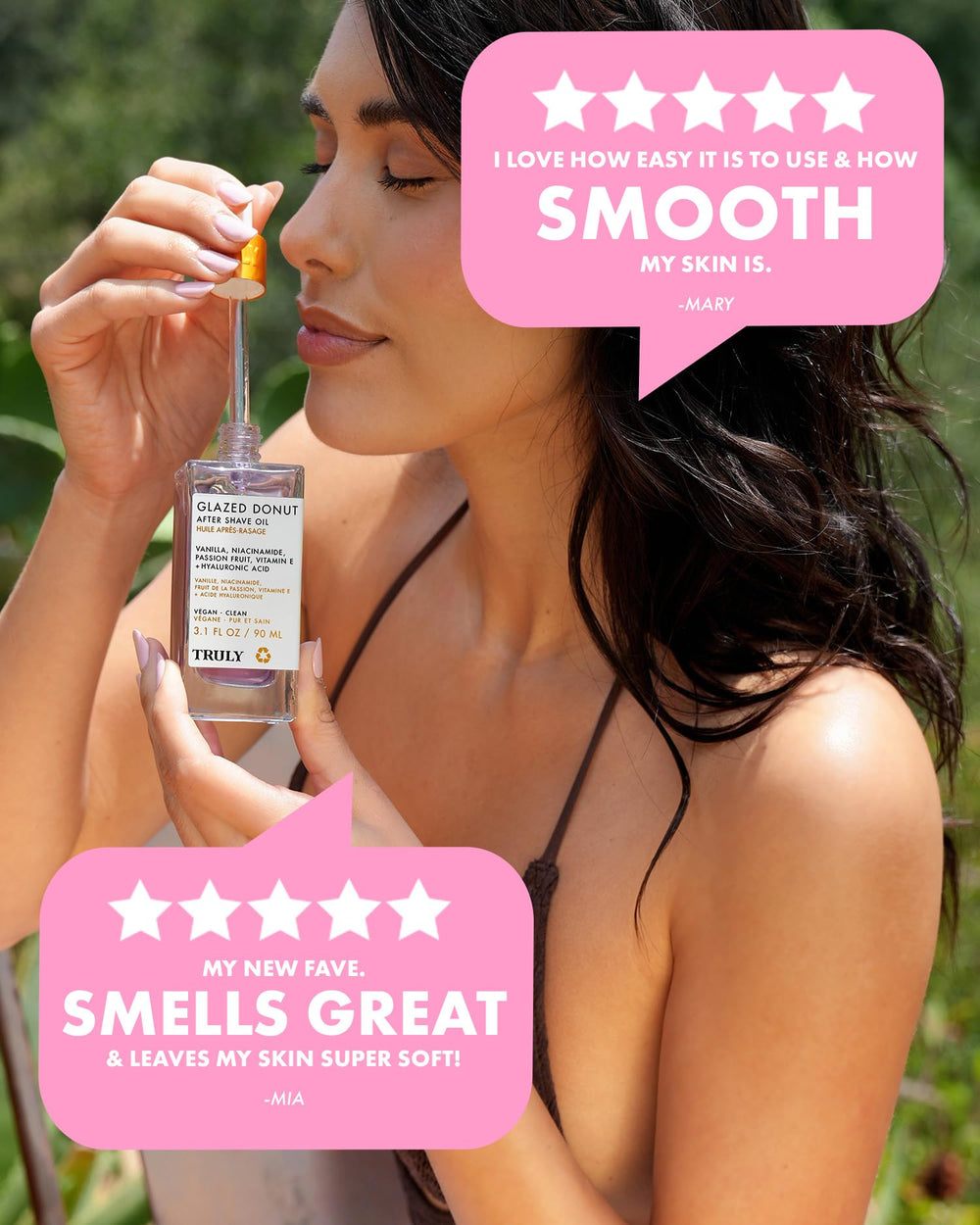 Truly Glazed Donut After Shave Oil hydration boost for daily moisture.