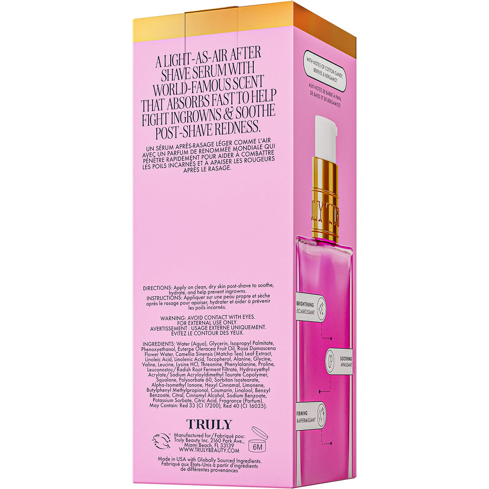 Truly Unicorn Fruit After Shave Serum cotton candy fragrance image conveys uplifting scent