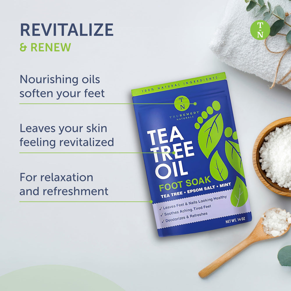 Truremedy Naturals packaging box shown as gift-ready soak.