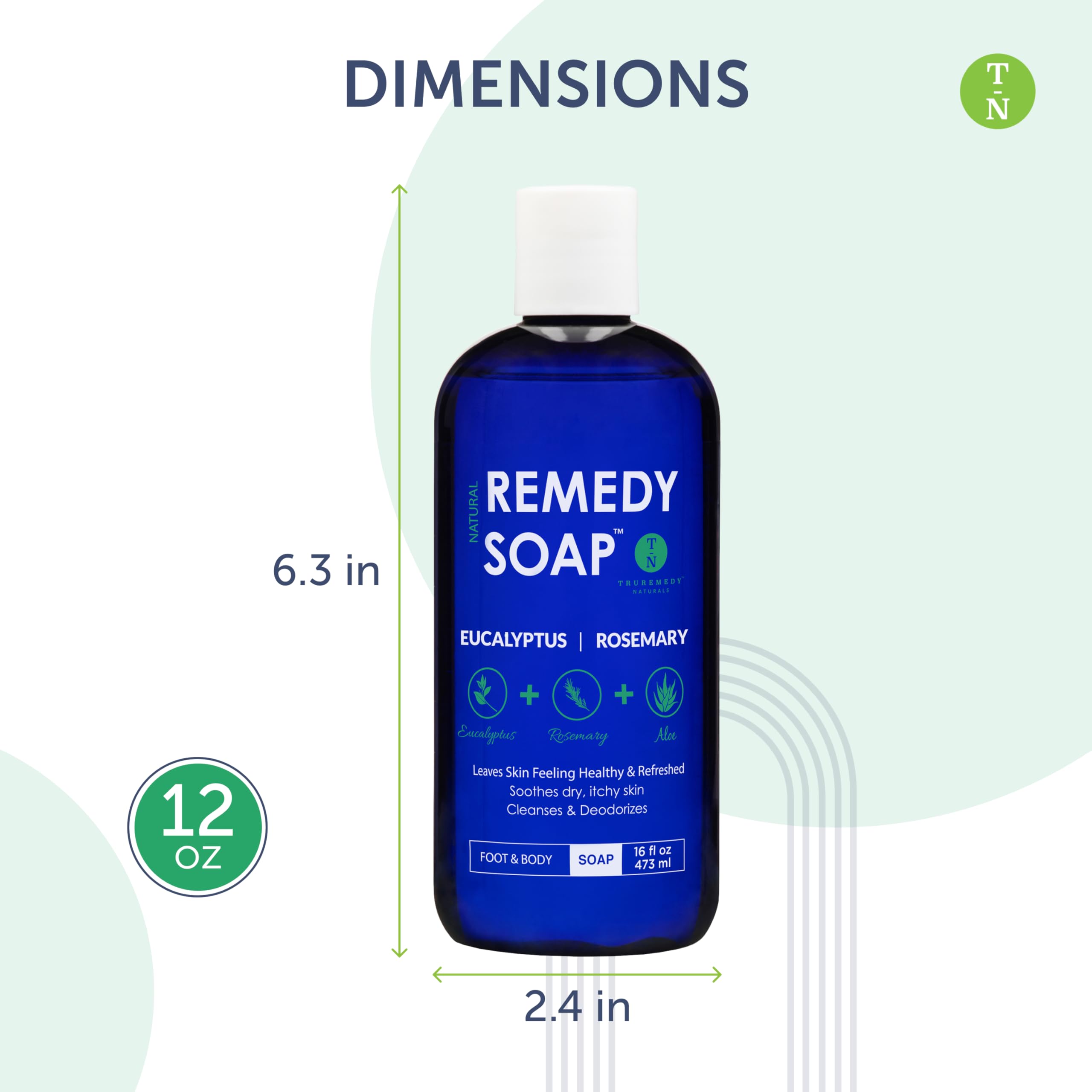 Truremedy Naturals Eucalyptus Rosemary: textura hidratante con jojoba para piel suave
