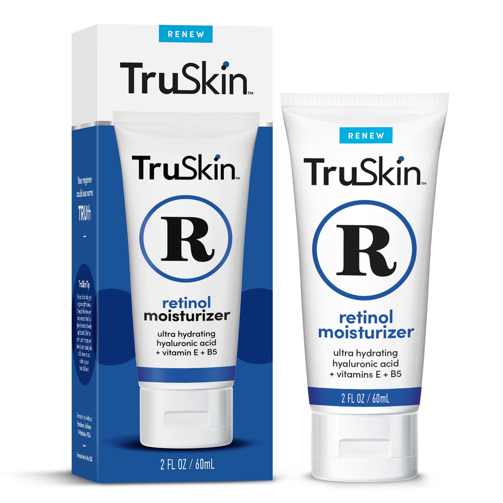 TruSkin crema retinol para el rostro, bote, hidrata y suaviza la piel.