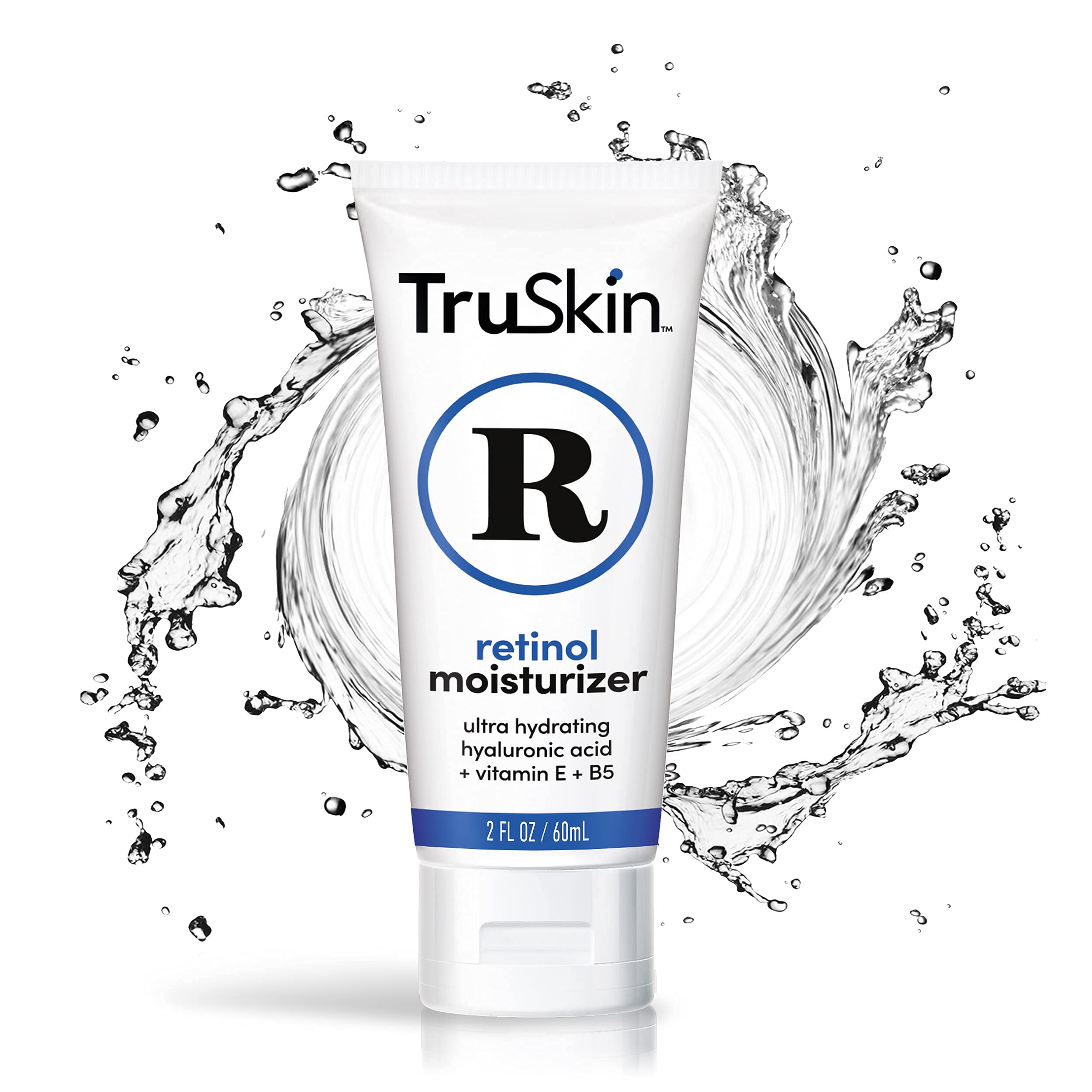 TruSkin crema retinol para el rostro, ingredientes clave humectantes.