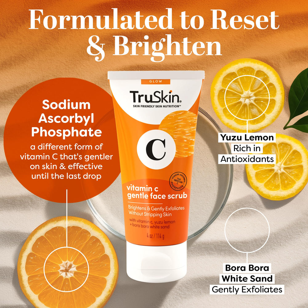 TruSkin exfoliante, textura ultra fina, ideal para piel sensible