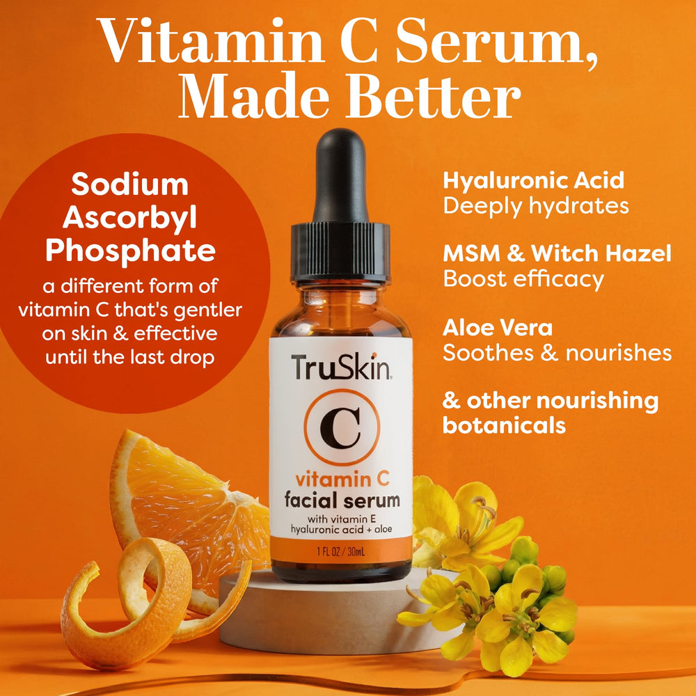 TruSkin Naturals Suero Facial en Aplicación Diaria: hidratación constante