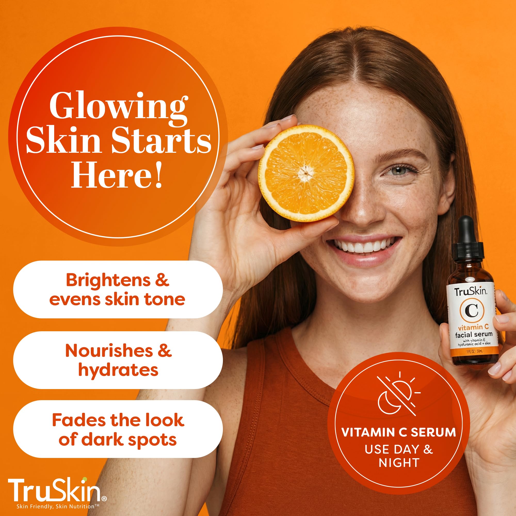 TruSkin Naturals Suero Cara Textura Hidratante: piel cómoda