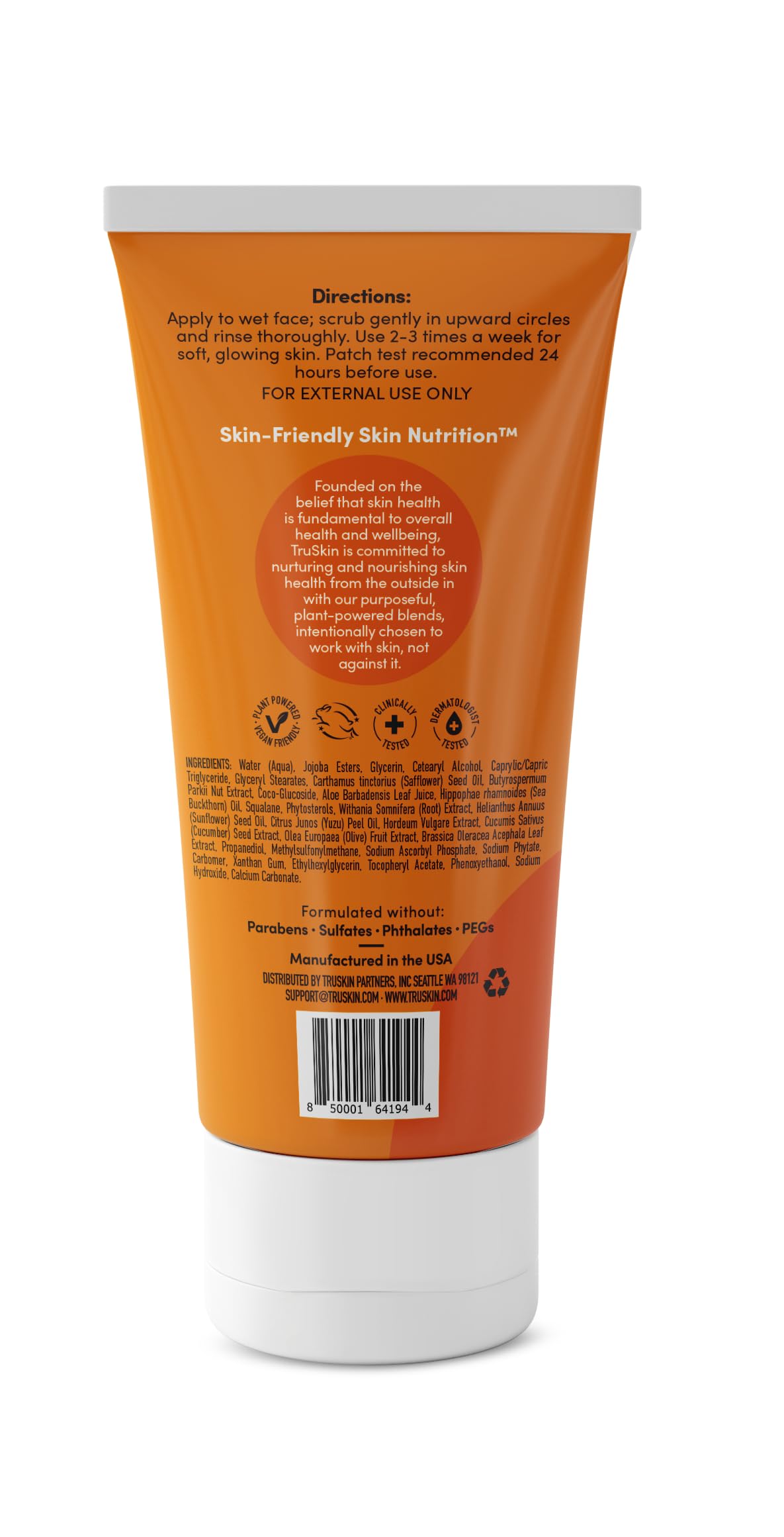 TruSkin protector solar tras exfoliación durante el día