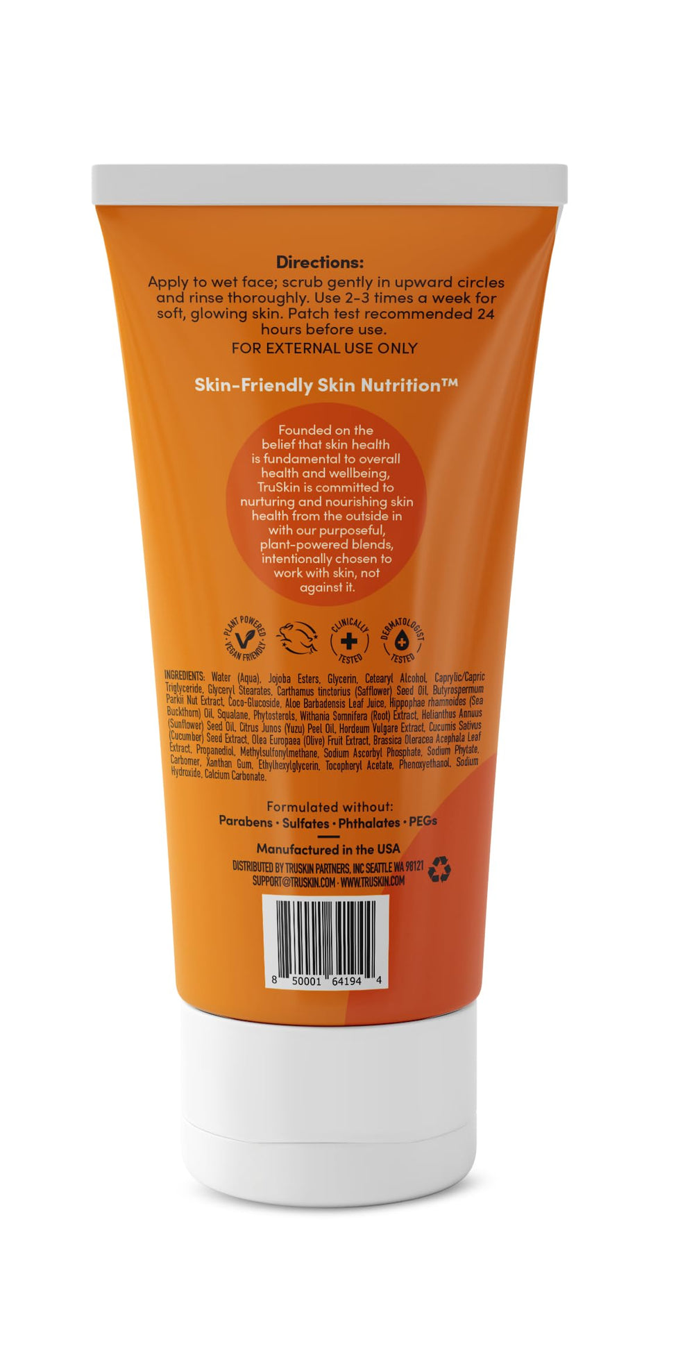 TruSkin protector solar tras exfoliación durante el día