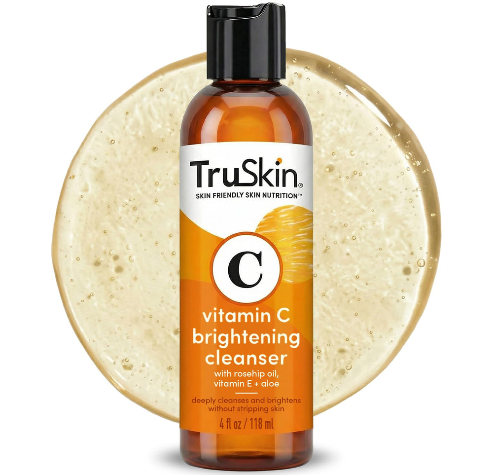 TruSkin Vitamin C Face Wash bottle for daily cleansing and brighter-looking skin