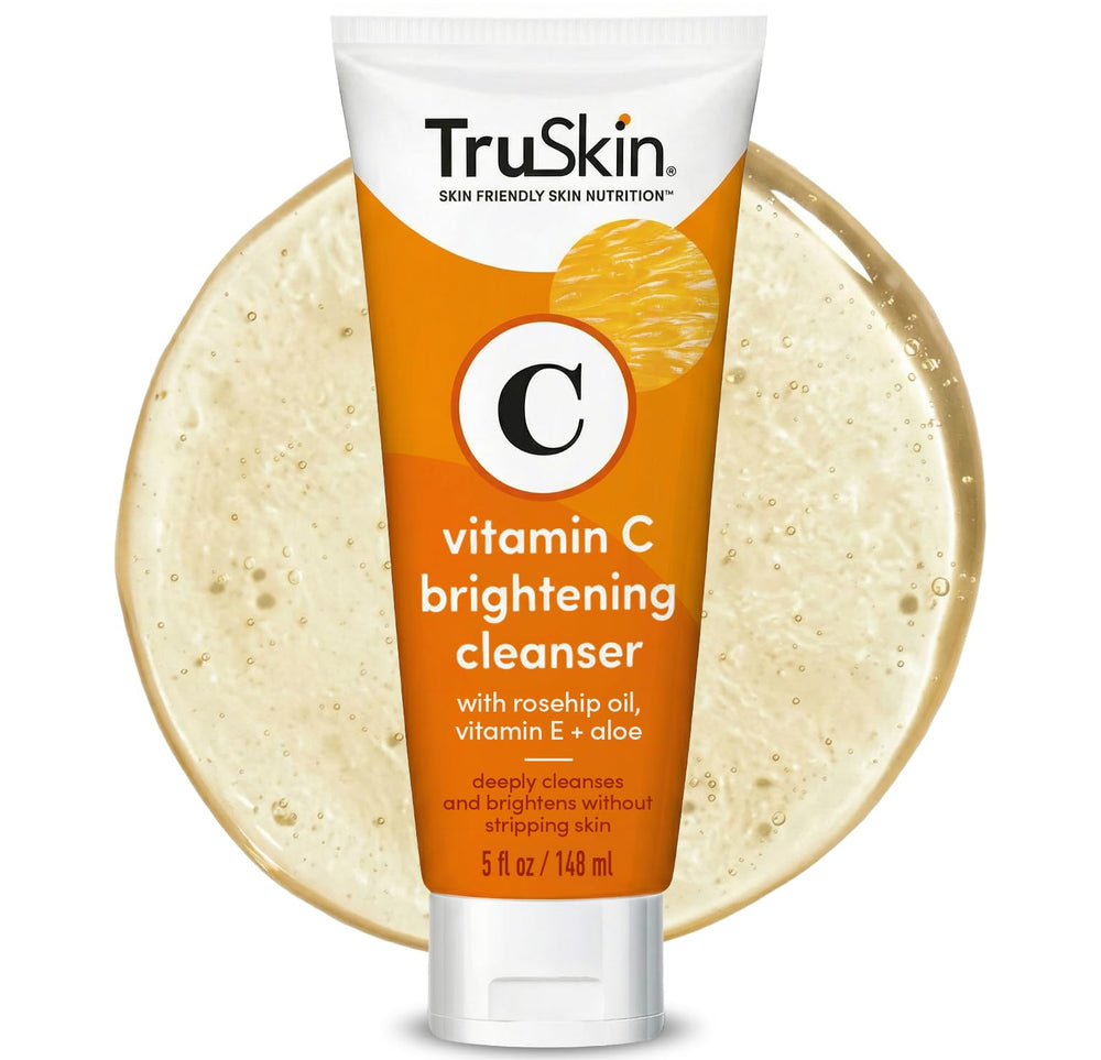 Limpiador TruSkin Vitamina C en botella para limpieza fresca