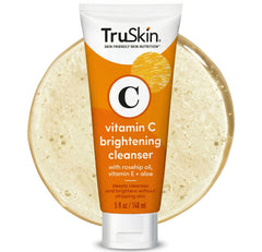 Limpiador TruSkin Vitamina C en botella para limpieza fresca