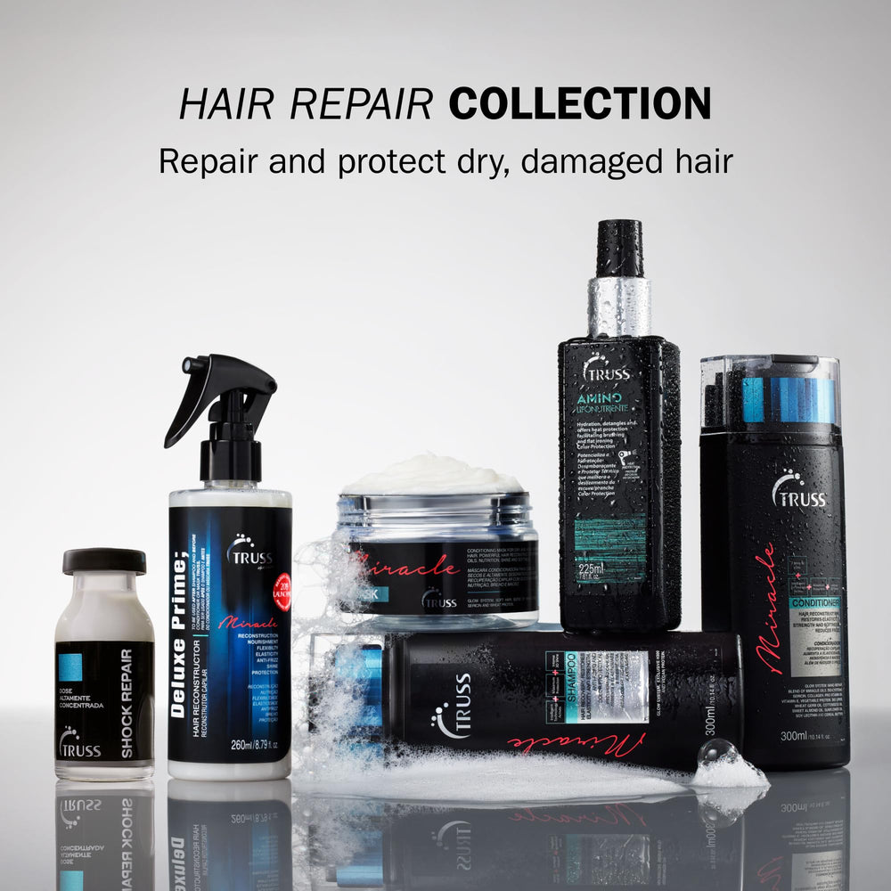 TRUSS Apply to damp hair—massage for best absorption