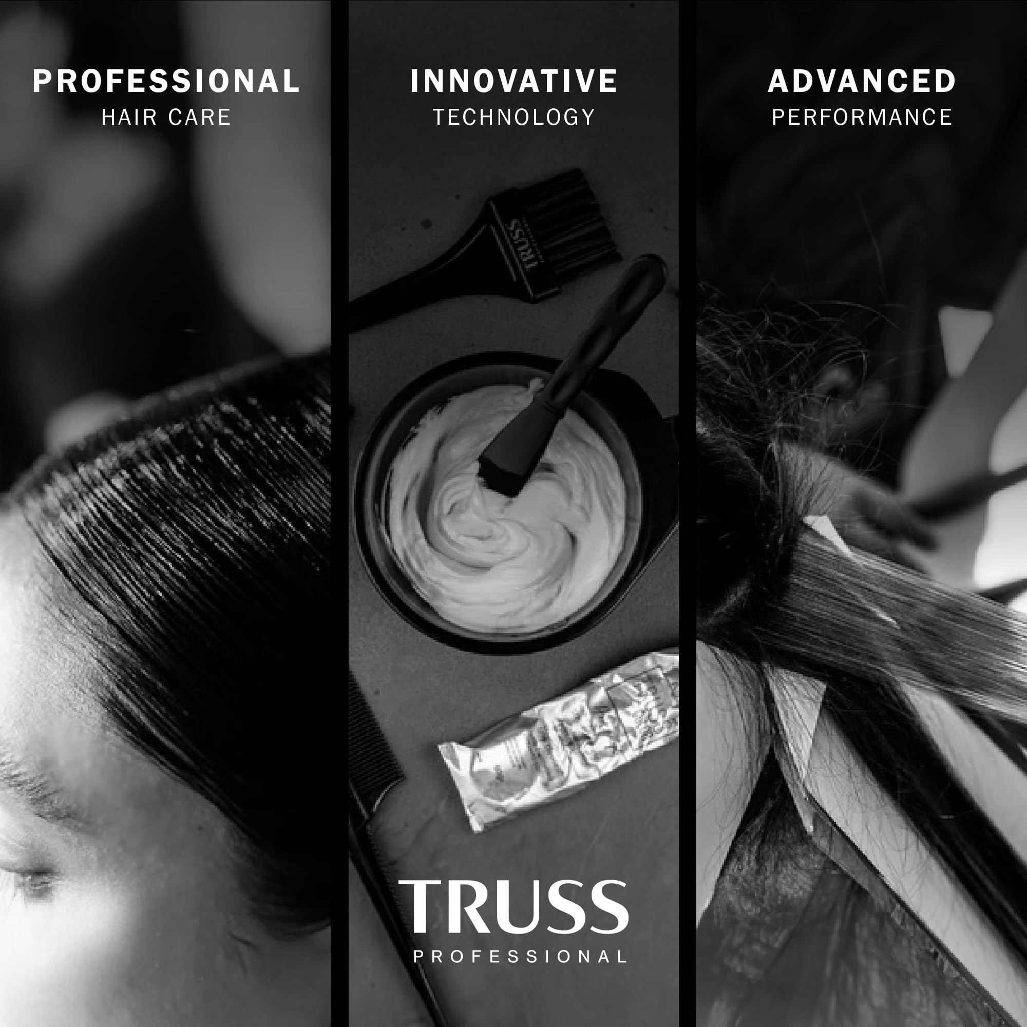 TRUSS Miracle Hair Mask on a bathroom counter demonstrates at-home professional care