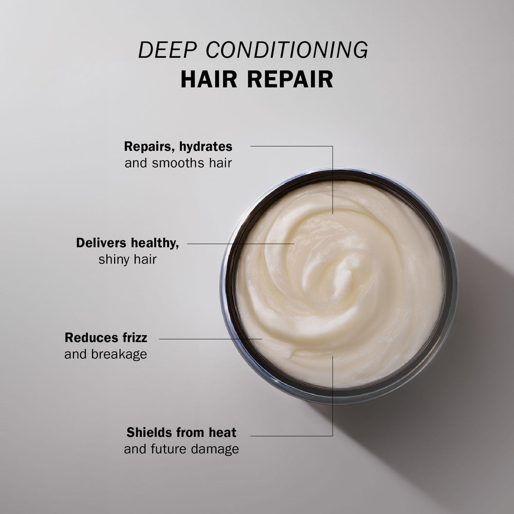 TRUSS Miracle Hair Mask texture view reveals creamy formula for gentle detangling