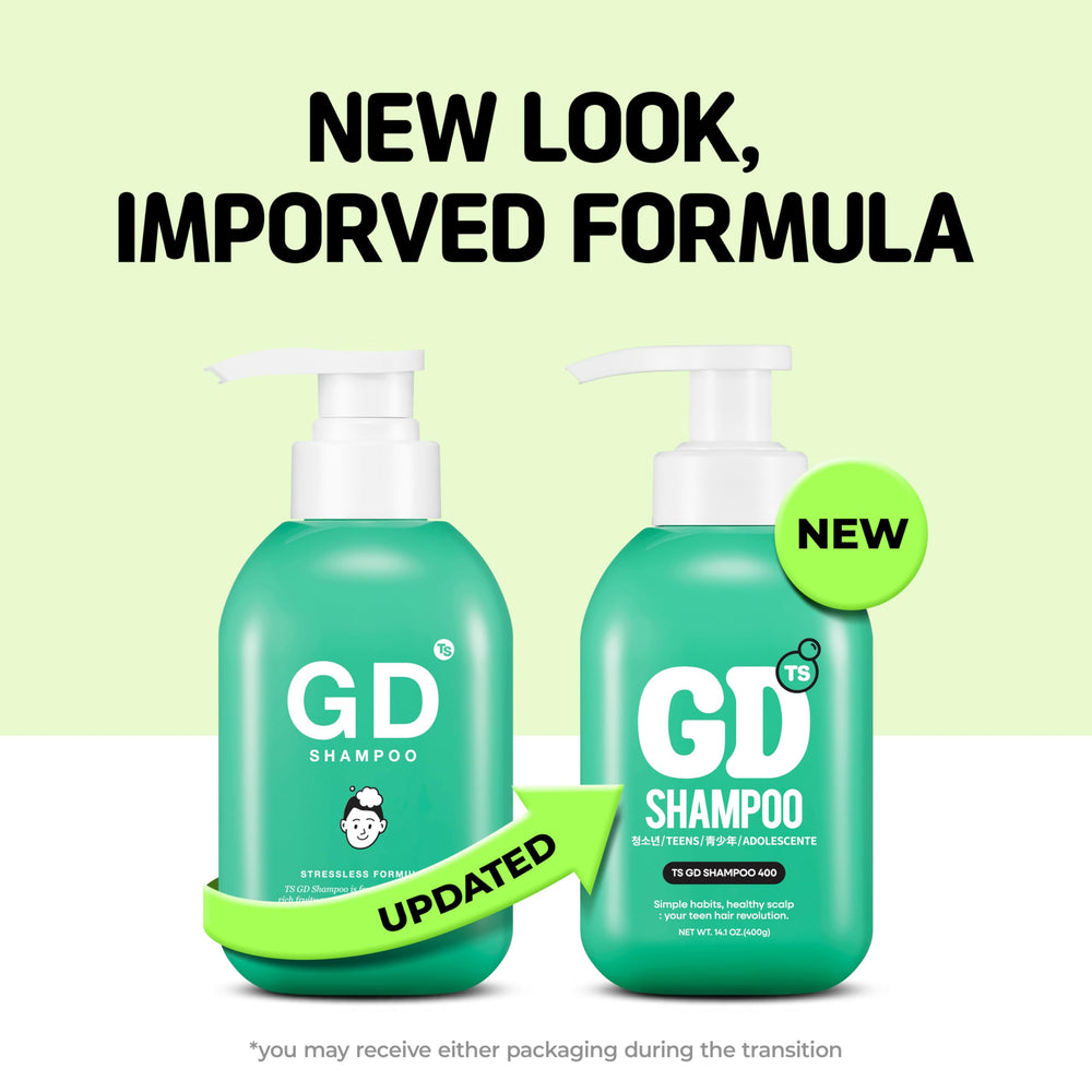 TS GD Shampoo uso diario, aplicación fácil y limpieza duradera.