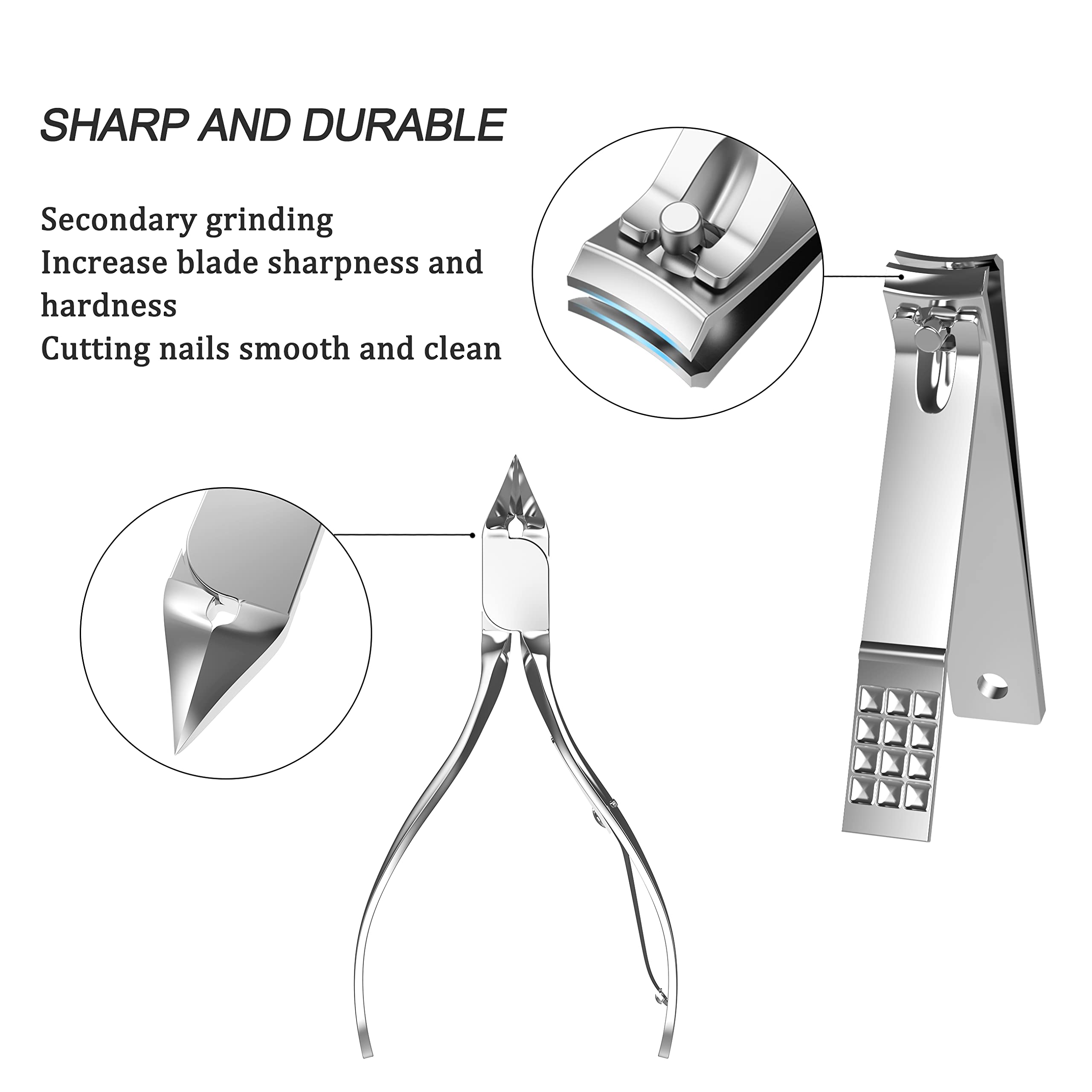 Tseoa diagonal nail clipper in action for accurate thick-nail cuts.