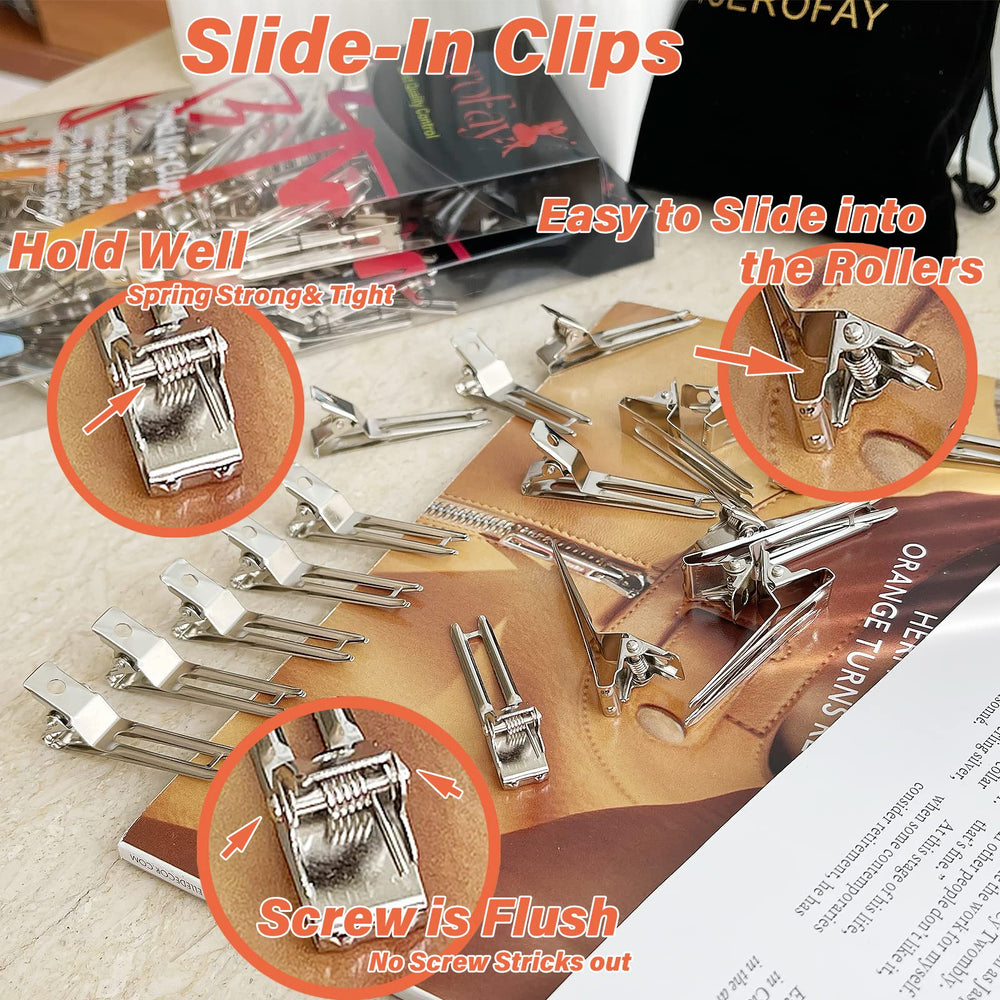 TSEROFAY clips dobles garra pequeñas 4-8 cm: ideal para espacios pequeños.