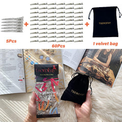 Bolsa de terciopelo TSEROFAY para guardar pinzas y viaje.
