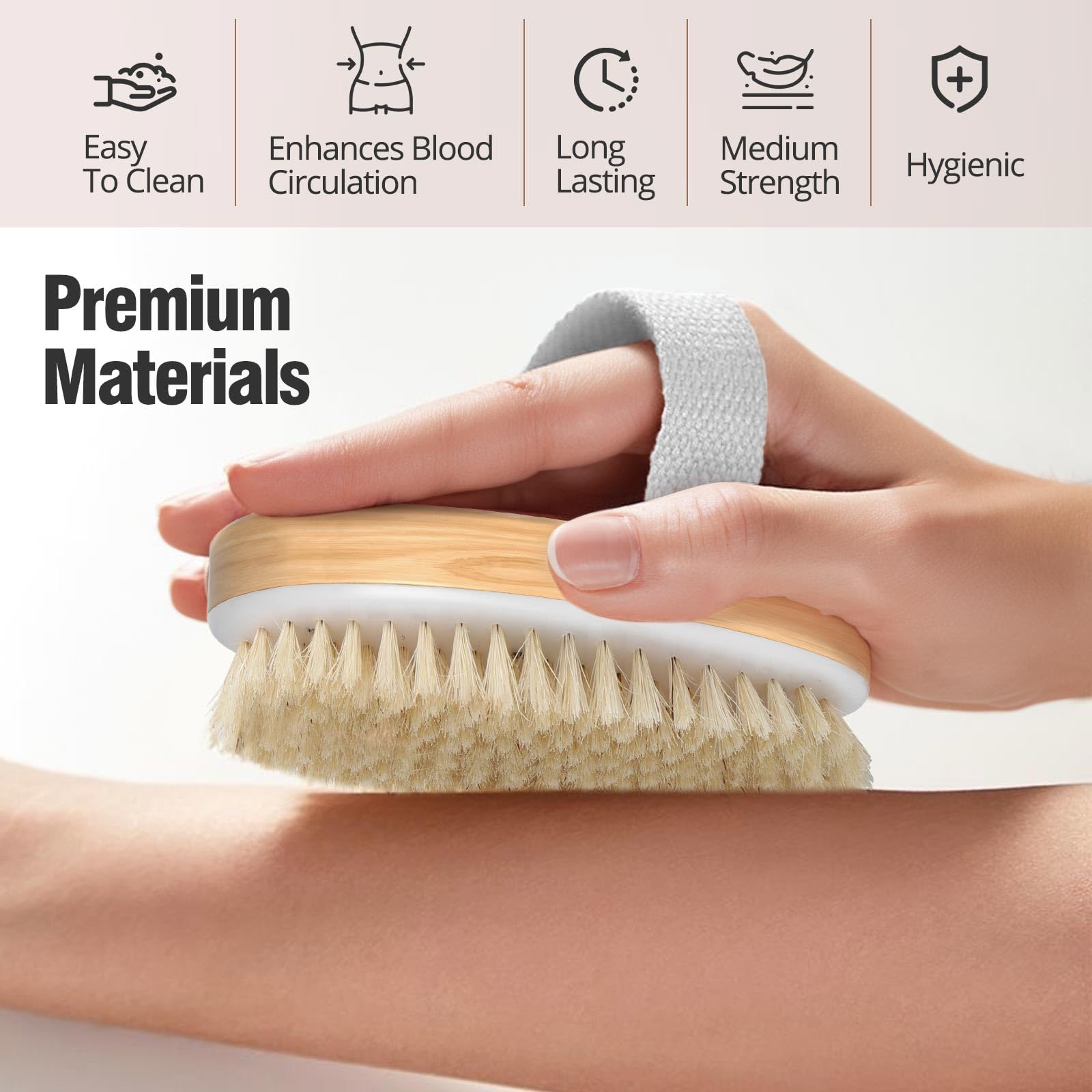 Tskcos cotton strap design ensures secure grip during wet or dry use.