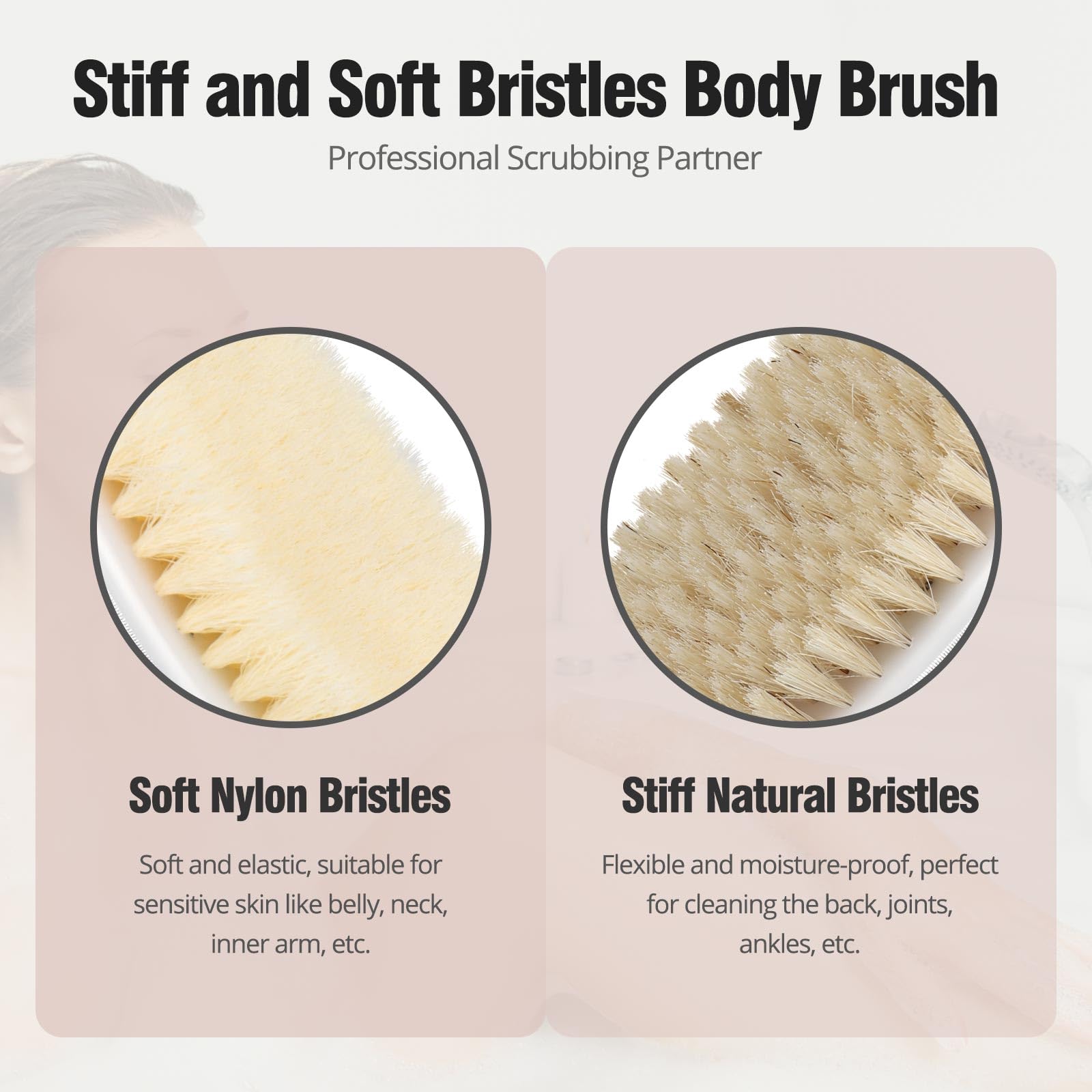 Tskcos exfoliating brush removes dead skin to reveal natural radiance.