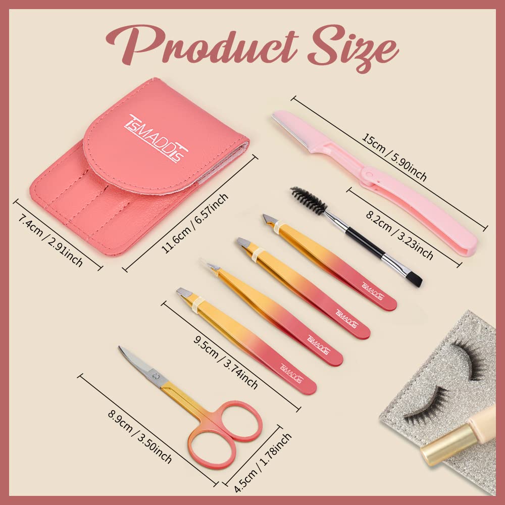 TsMADDTs angled tweezers reaching tight spots for precise grooming